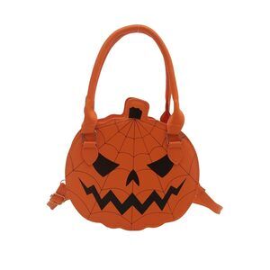 6573 Halloween Pumpkin Purse for Theme Party, Cute Spooky Devil Shoulder